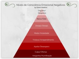 Níveis de Consciência Emocional - Negativos